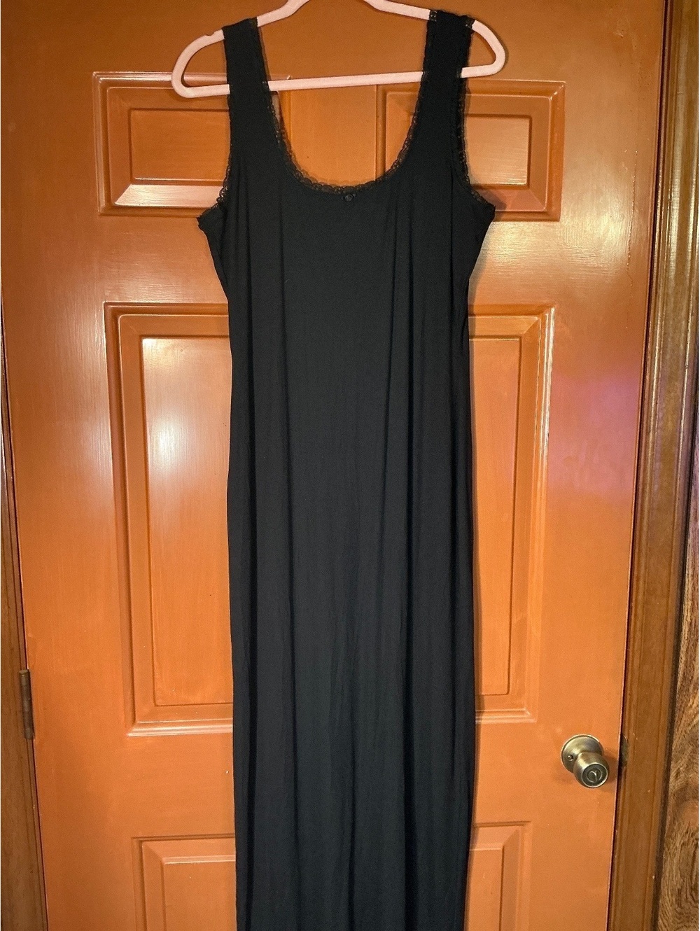 NWT Soft Lounge Lace Scoop Neck Maxi Dress Size 3X
